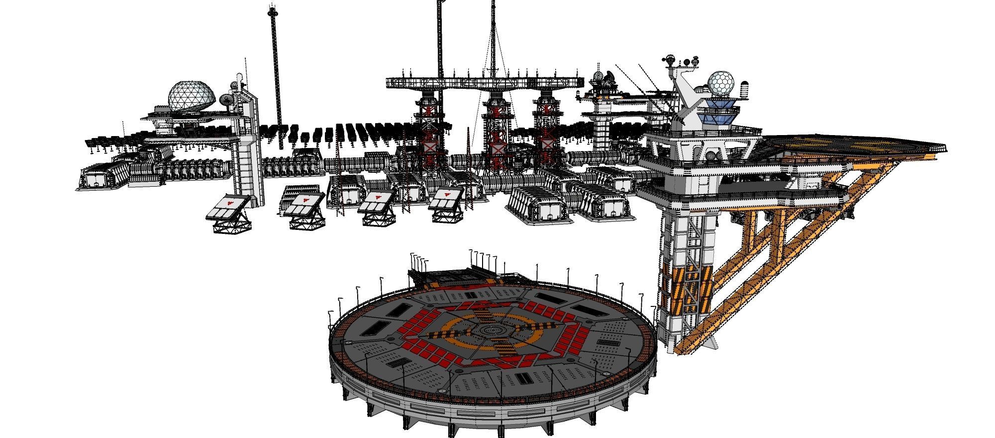 sci fi outpost 3D model_35