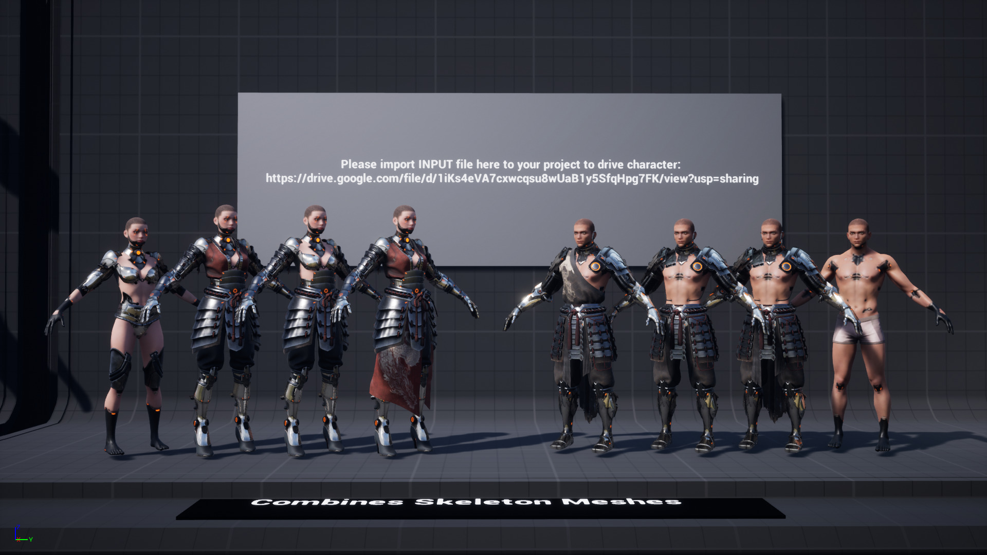 G2 Scifi Samurai Low-poly 3D model_22