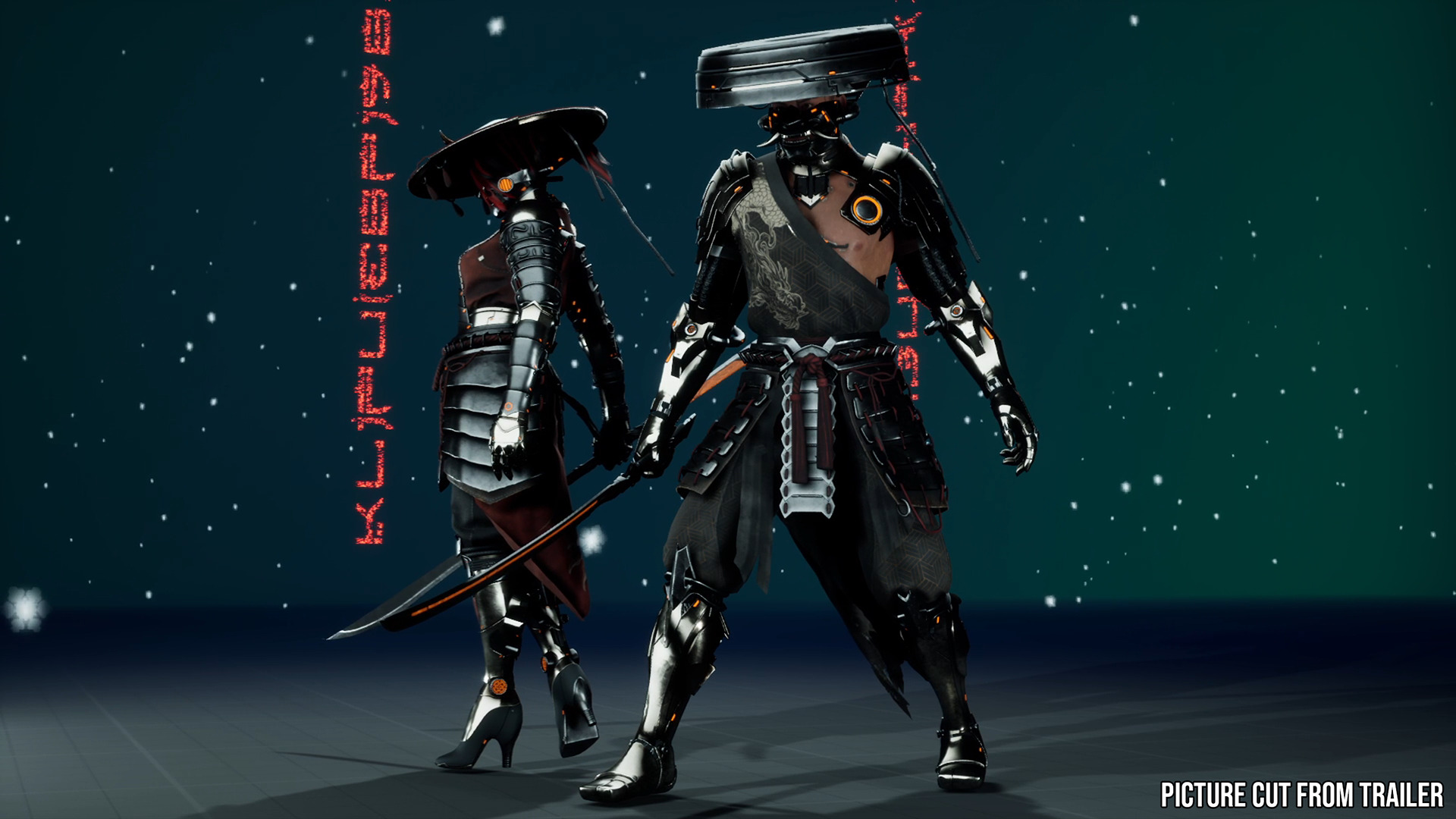 G2 Scifi Samurai Low-poly 3D model_6