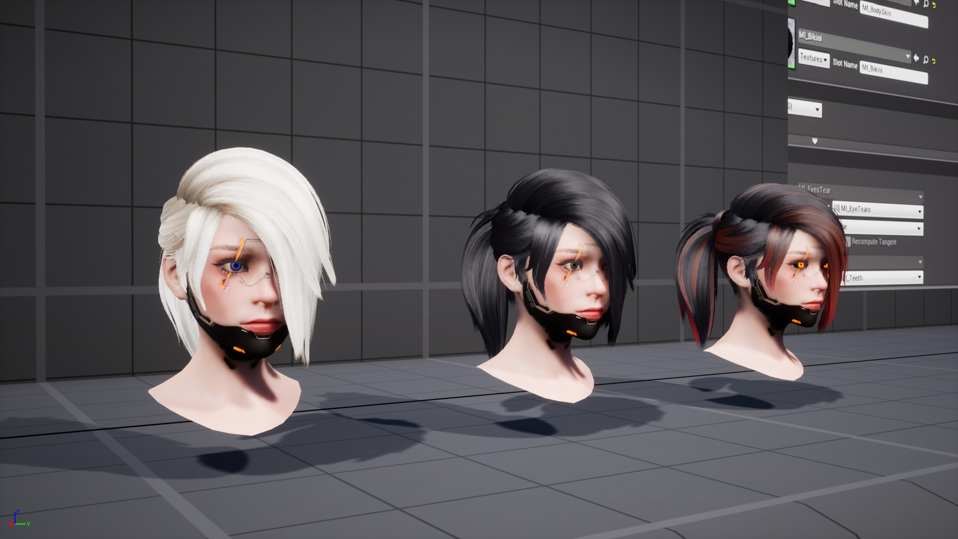 G2 Scifi Samurai Low-poly 3D model_21