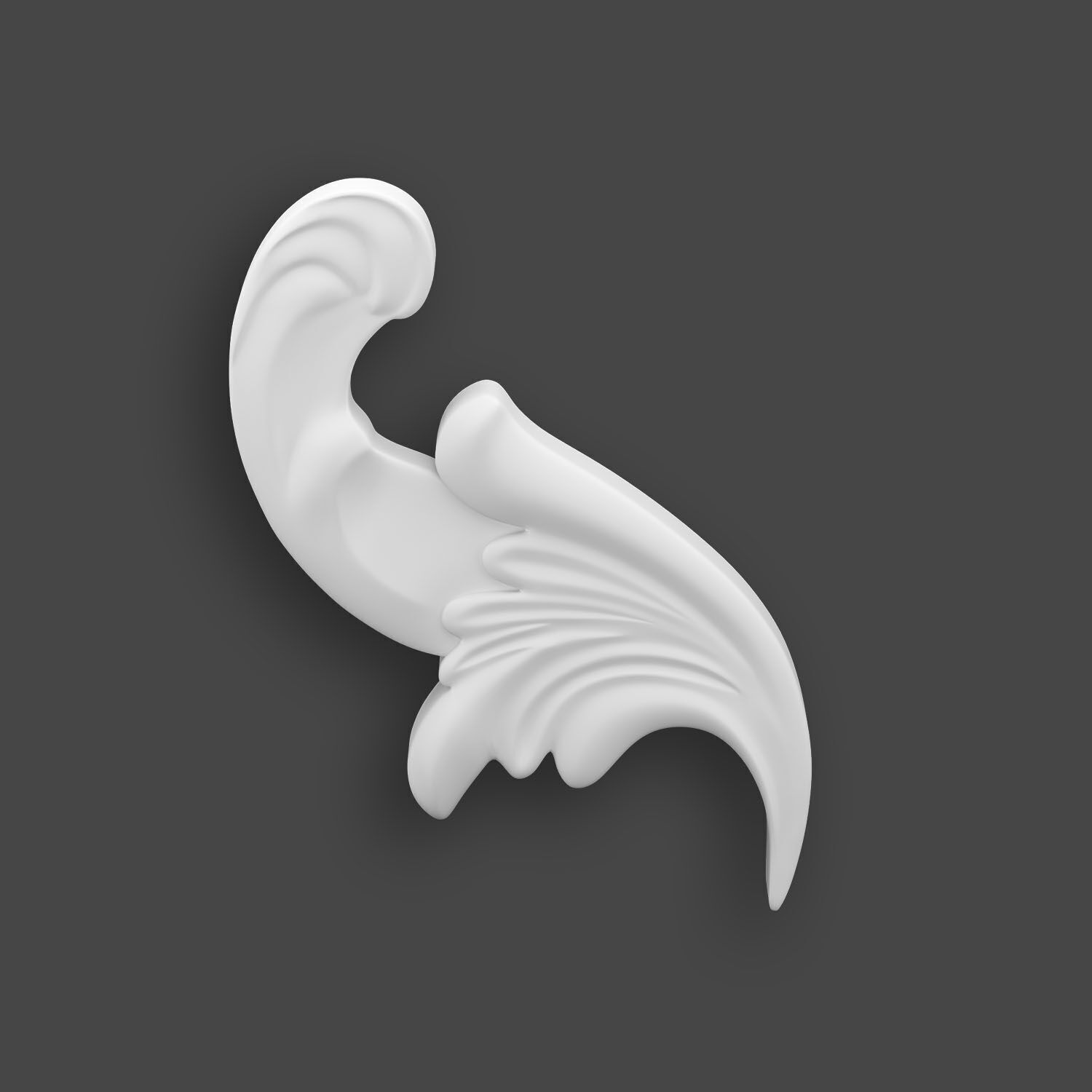 Ornamental Corner Set- Vol03 - Clean Quad Mesh - 4k PBR Textures 3D model_18