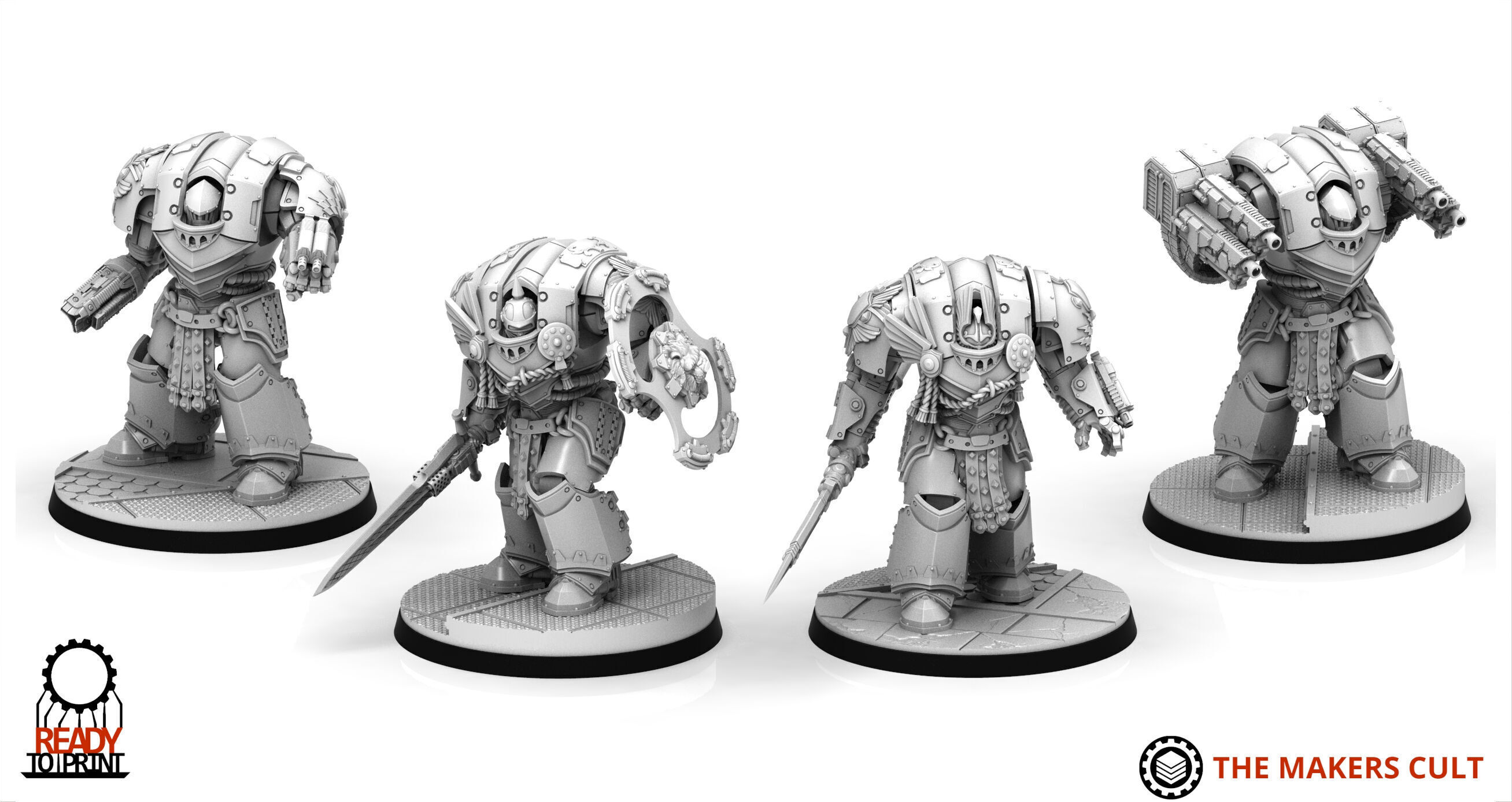 Obsidian Guard - Djinni - Base Kit 3D print model_6