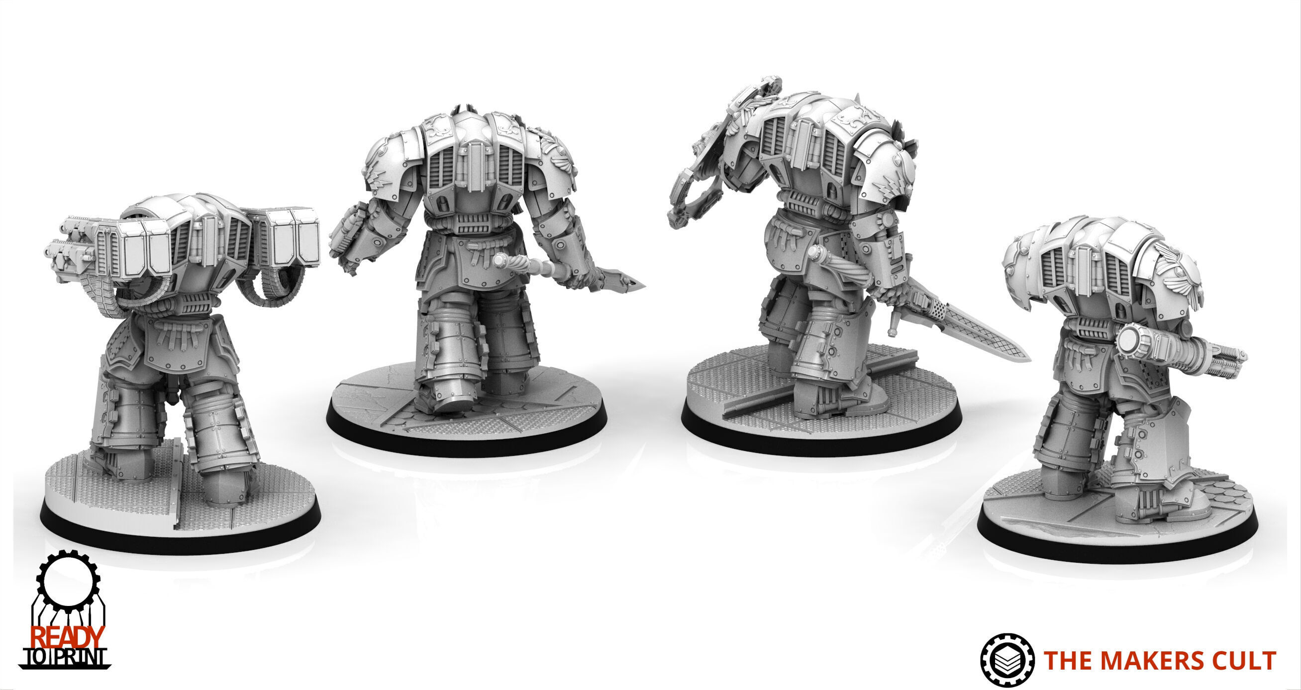 Obsidian Guard - Djinni - Base Kit 3D print model_7