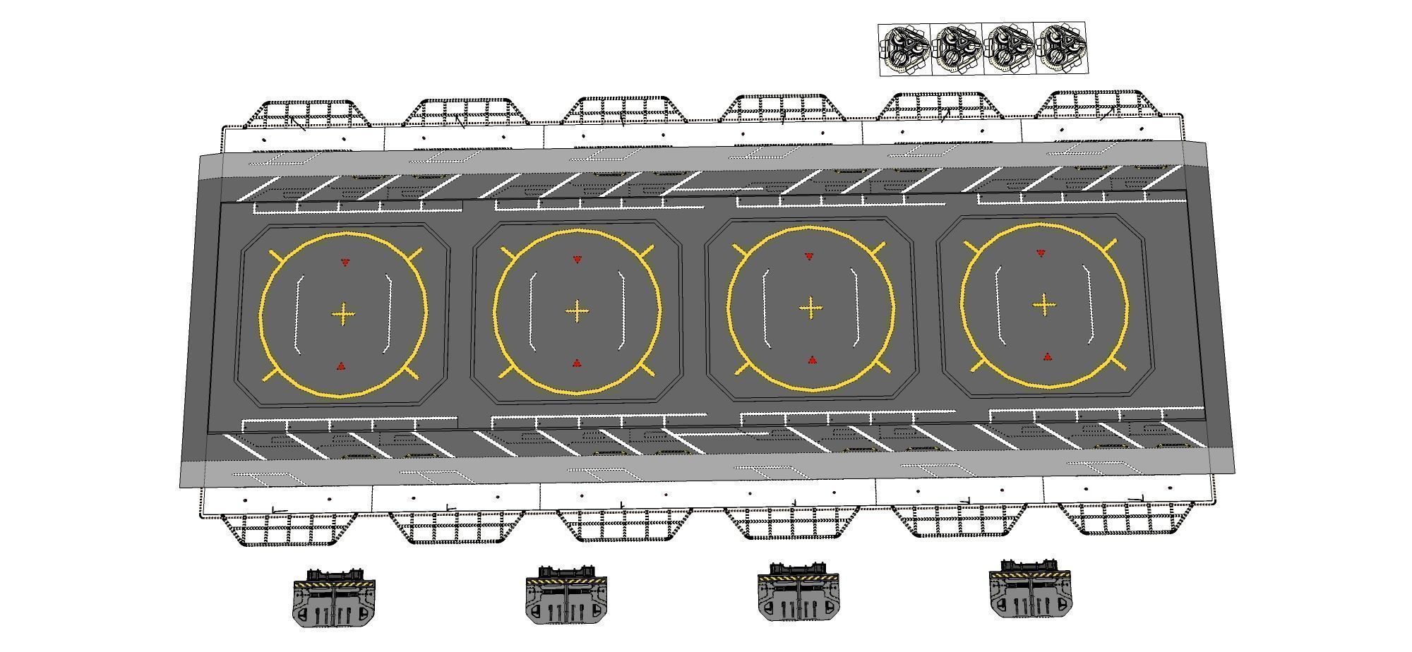 sci-fi landing platform 1 3D model_14