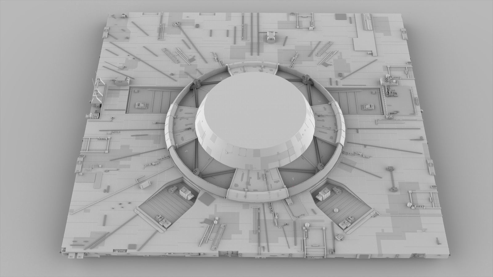 Sci-Fi architecture Elements collection 7 3D model_24