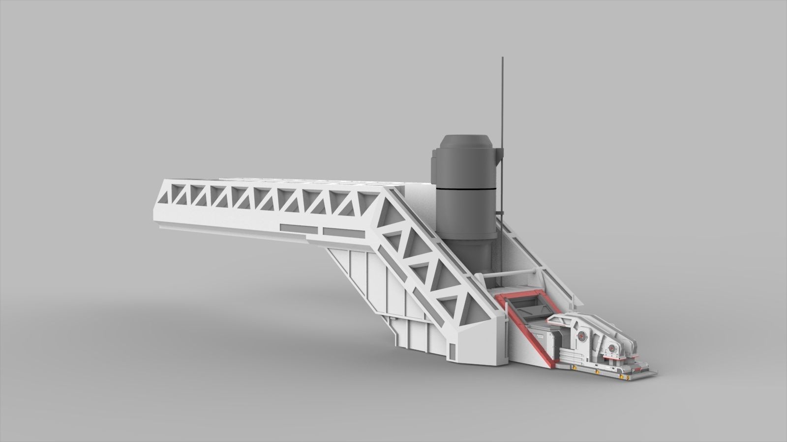 Sci-Fi architecture Elements collection 7 3D model_27