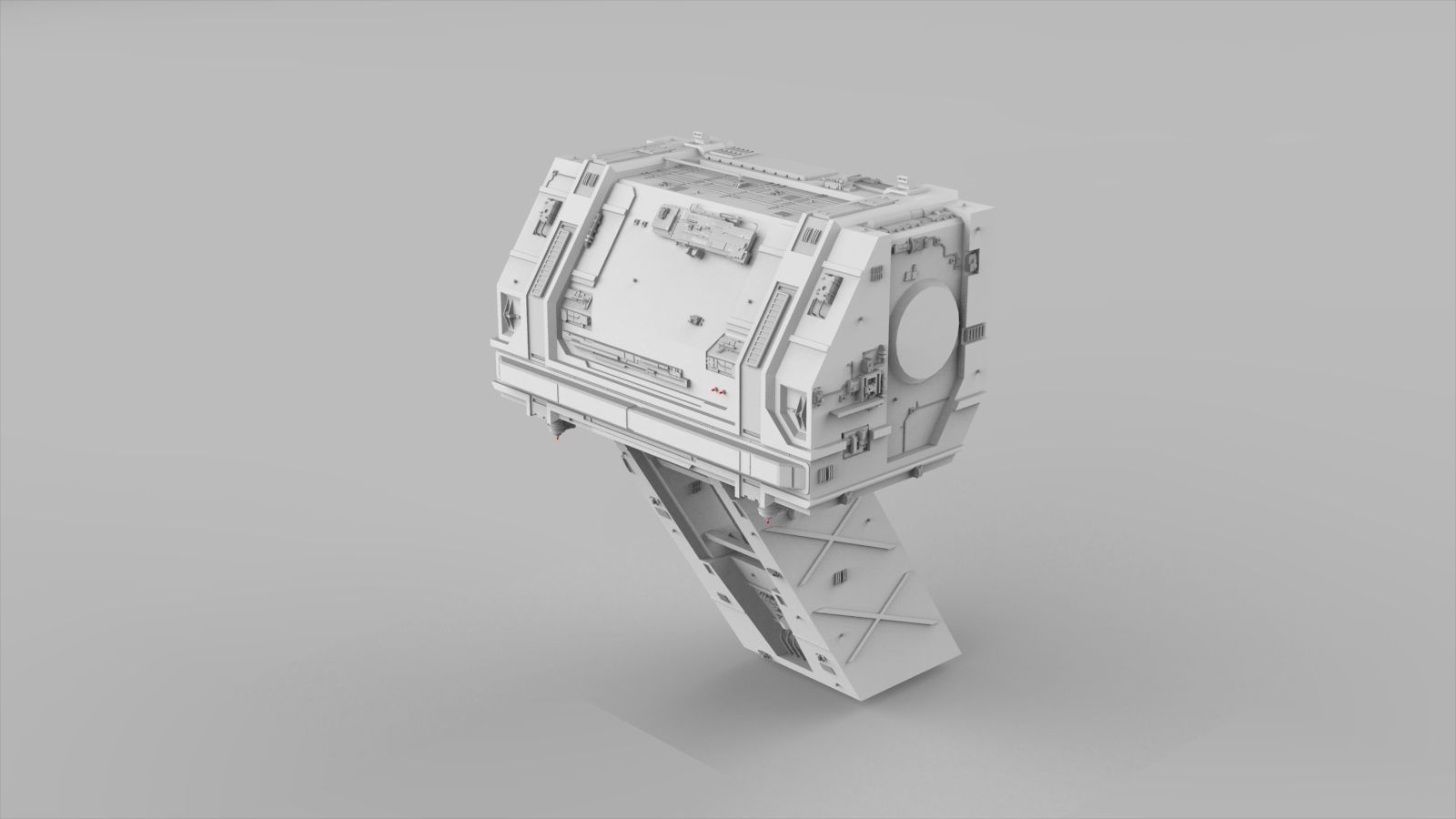 Sci-Fi architecture Elements collection 7 3D model_14