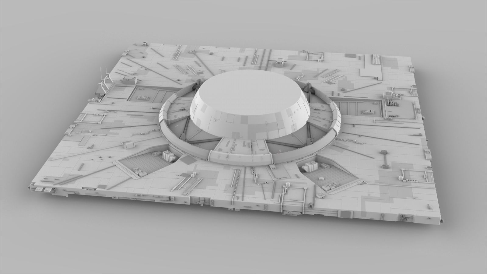 Sci-Fi architecture Elements collection 7 3D model_23