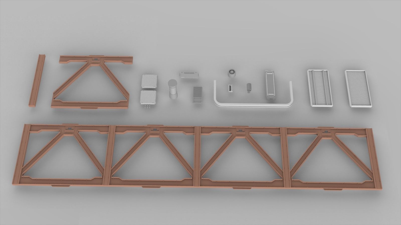 Sci-Fi architecture Elements collection 7 3D model_64