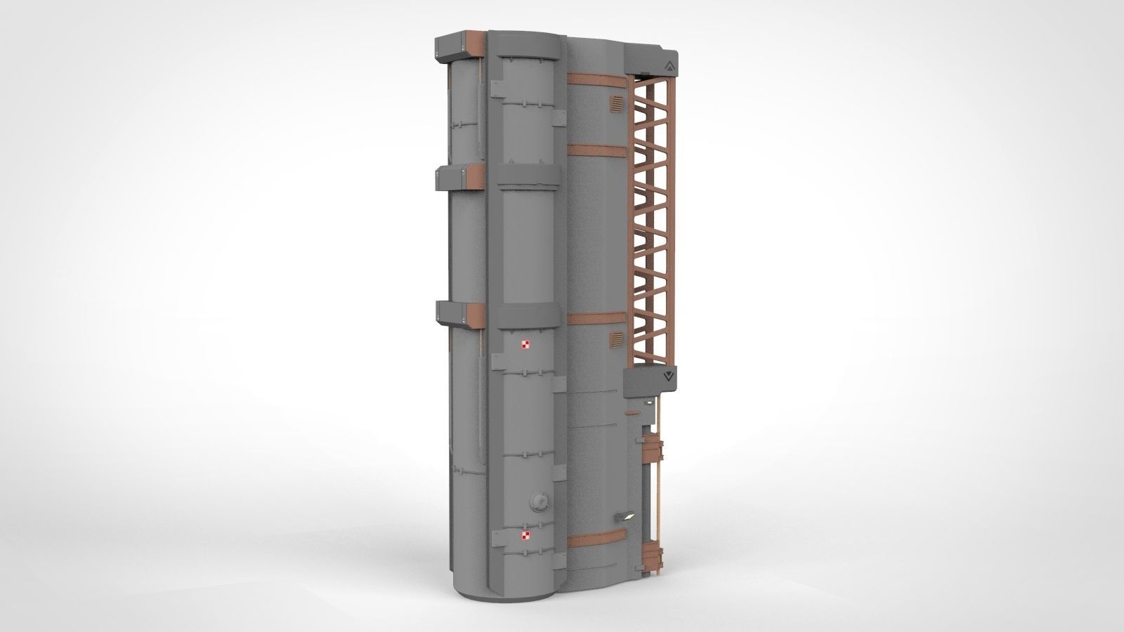 Sci-Fi architecture Elements collection 7 3D model_68