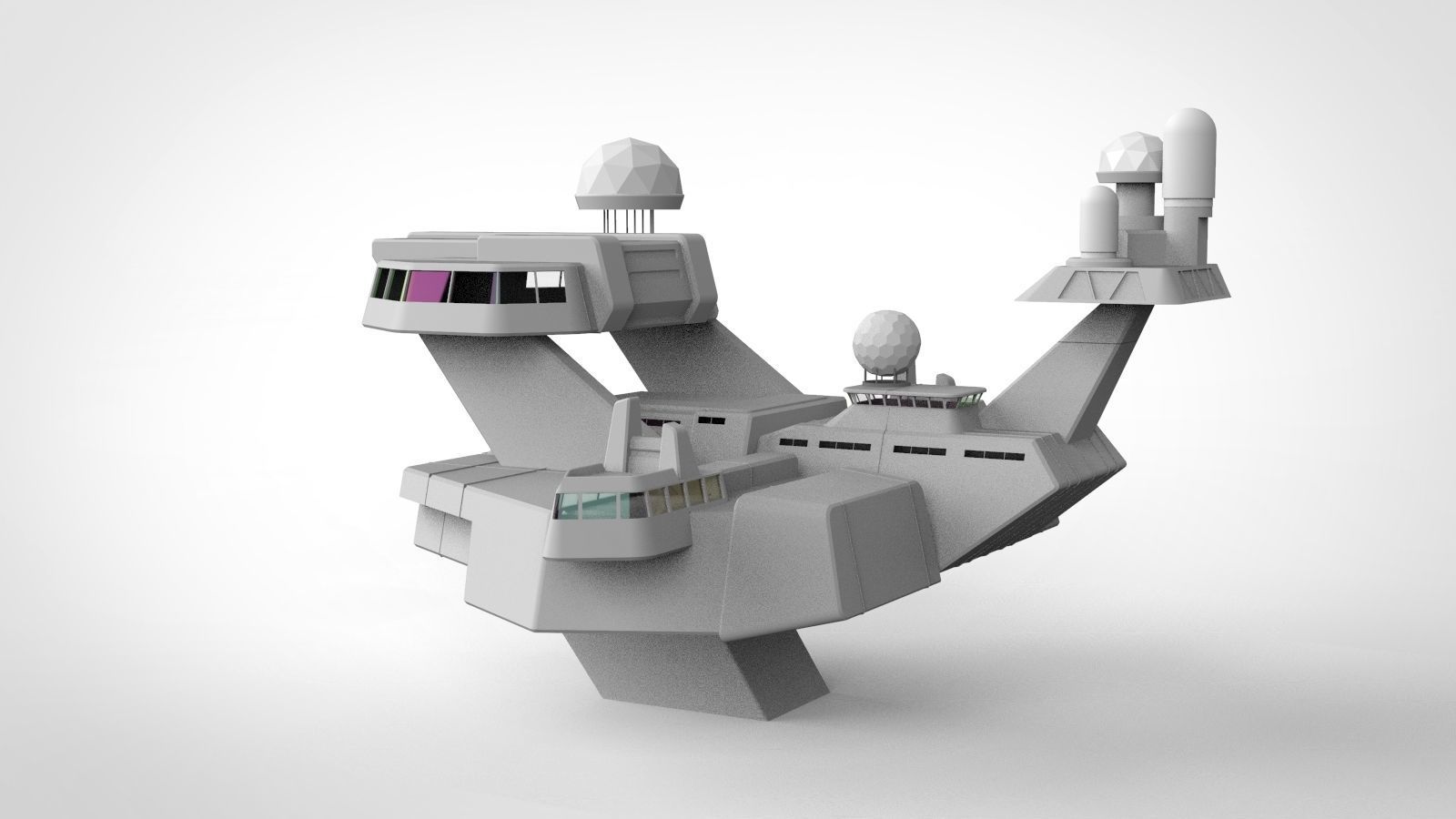 Sci-Fi architecture Elements collection 7 3D model_75