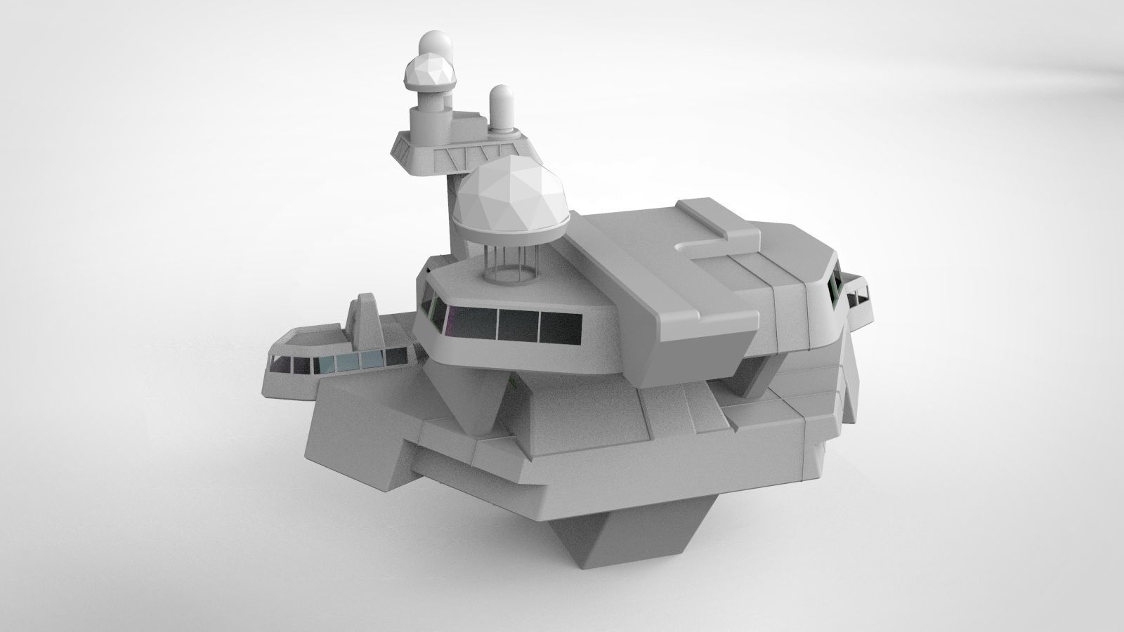 Sci-Fi architecture Elements collection 7 3D model_78