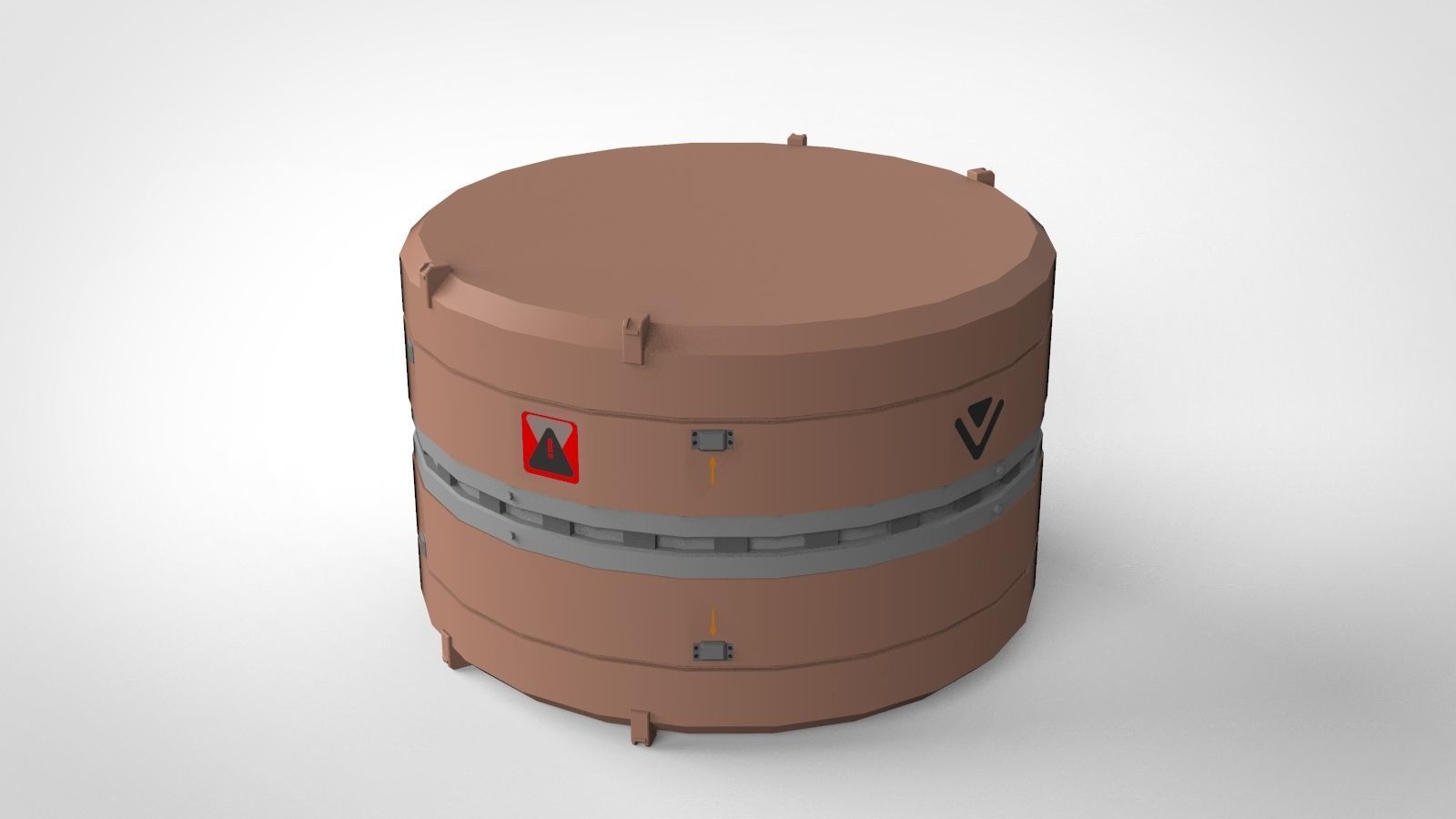 Sci-Fi architecture Elements collection 7 3D model_32