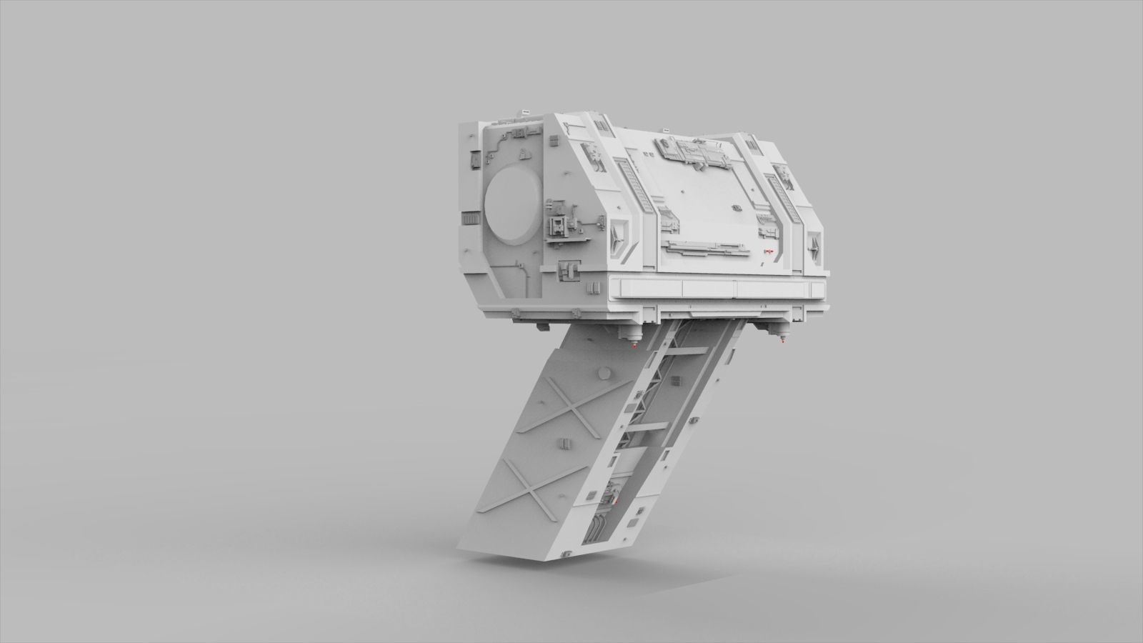 Sci-Fi architecture Elements collection 7 3D model_16