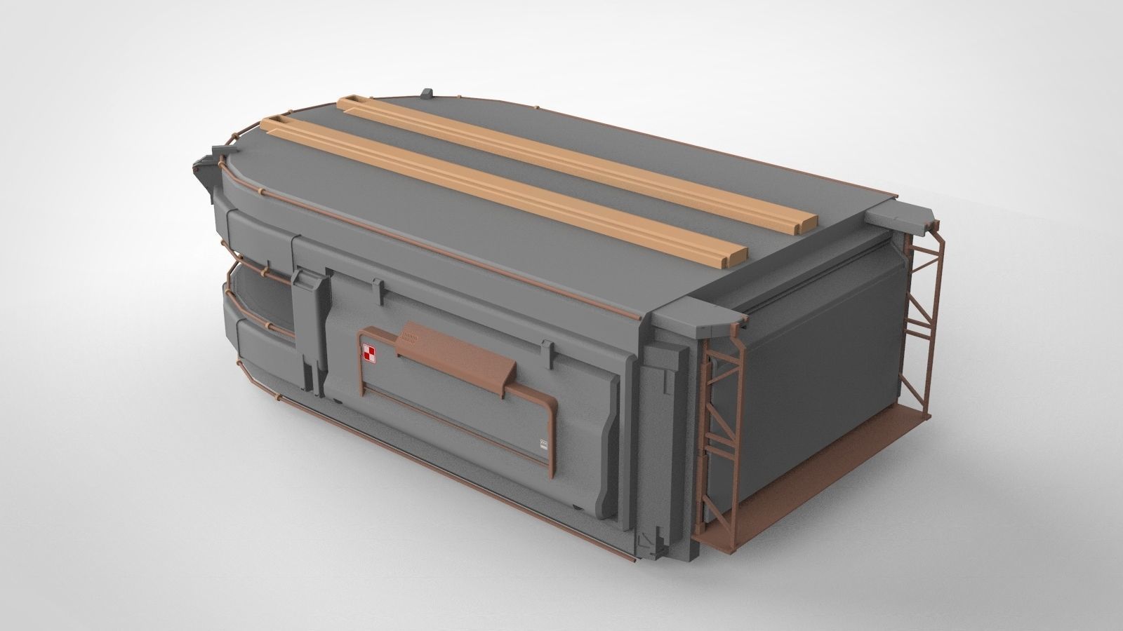 Sci-Fi architecture Elements collection 7 3D model_29