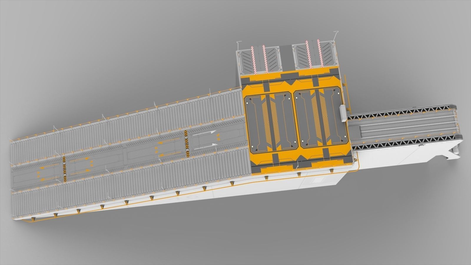 Sci-Fi architecture Elements collection 7 3D model_7