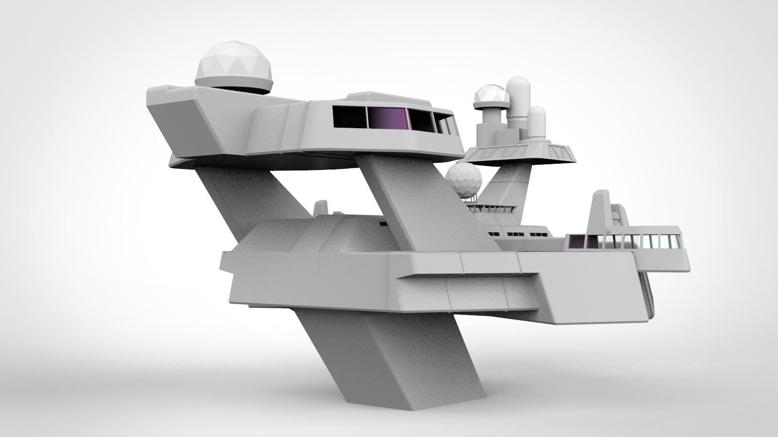 Sci-Fi architecture Elements collection 7 3D model_79