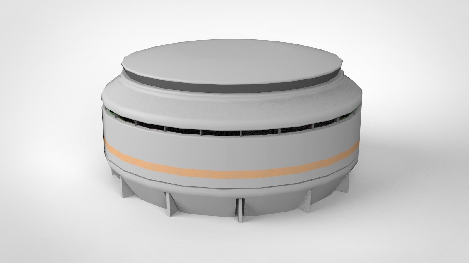 Sci-Fi architecture Elements collection 7 3D model_38