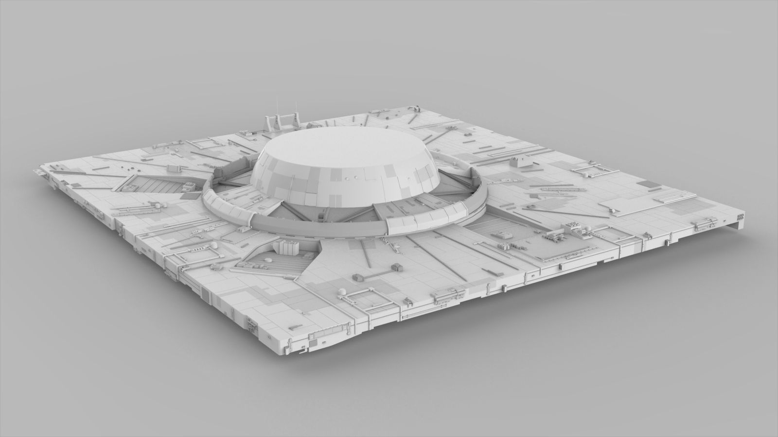 Sci-Fi architecture Elements collection 7 3D model_25