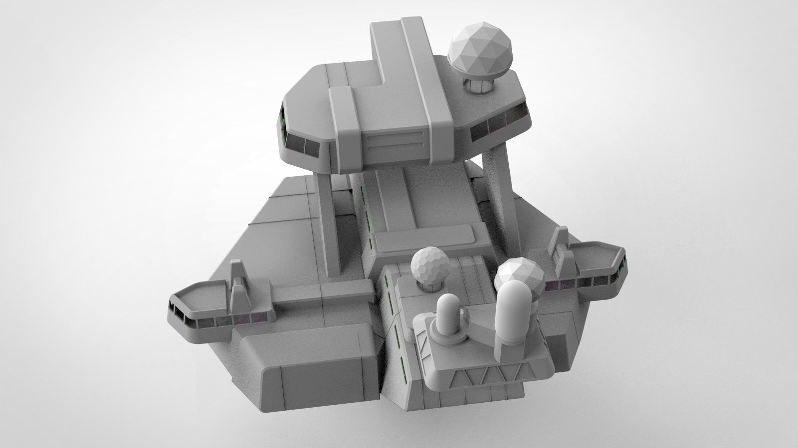 Sci-Fi architecture Elements collection 7 3D model_76