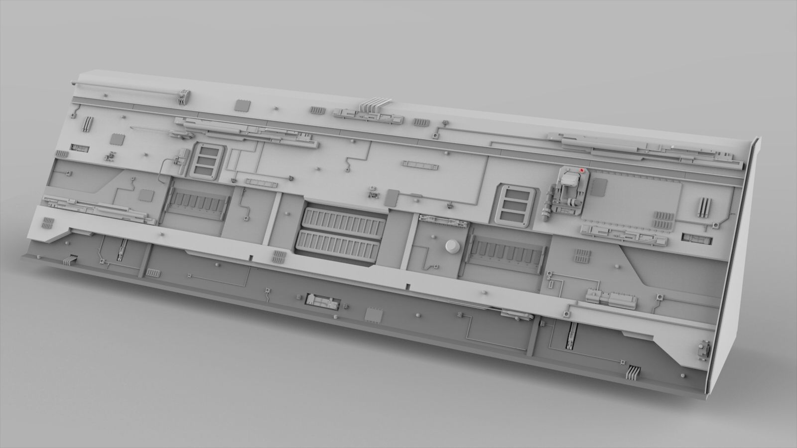 Sci-Fi architecture Elements collection 7 3D model_12