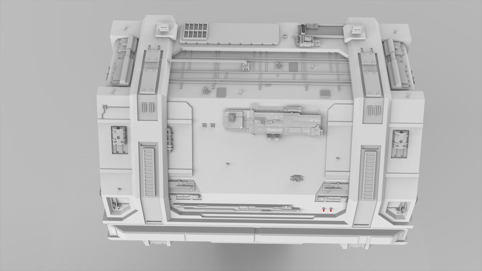 Sci-Fi architecture Elements collection 7 3D model_17