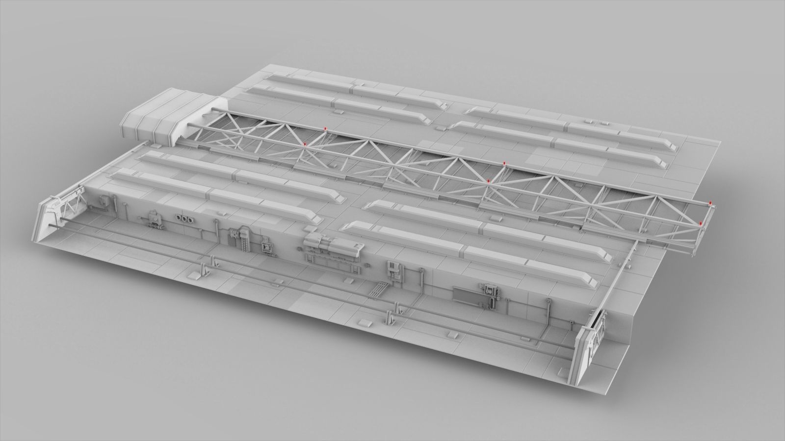 Sci-Fi architecture Elements collection 7 3D model_45