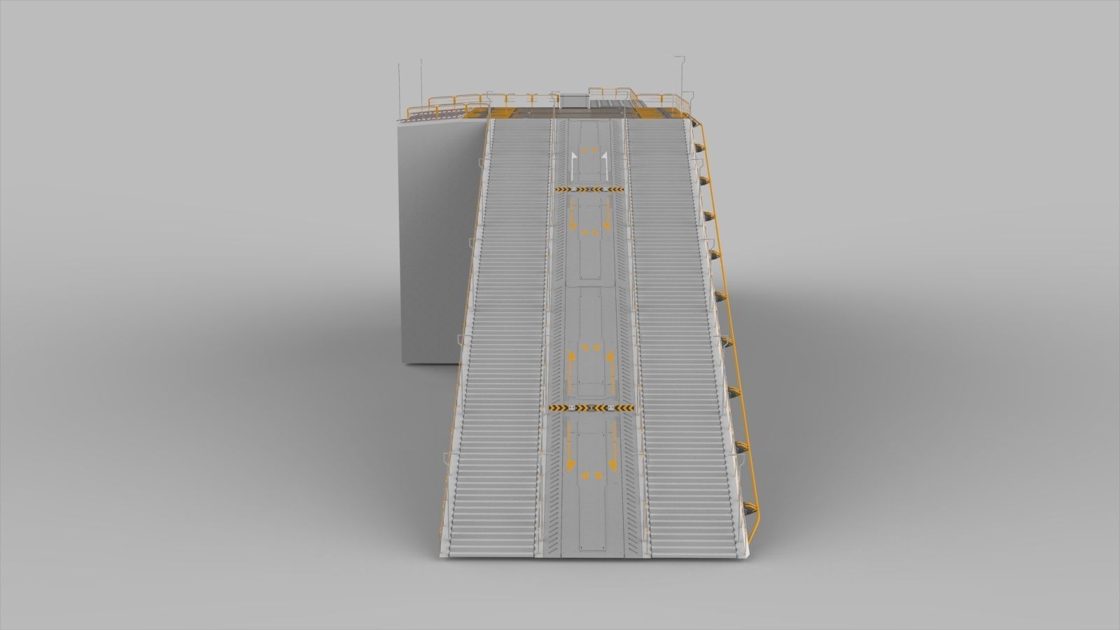 Sci-Fi architecture Elements collection 7 3D model_6