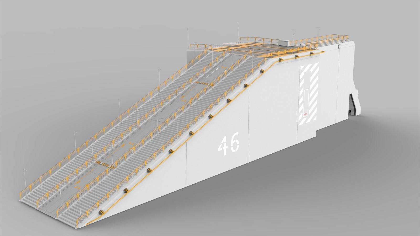 Sci-Fi architecture Elements collection 7 3D model_5