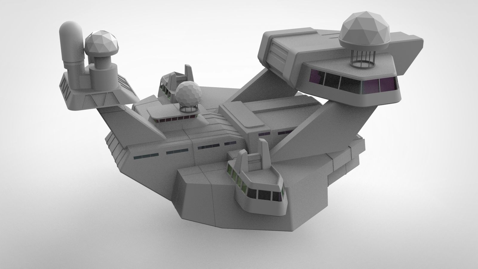 Sci-Fi architecture Elements collection 7 3D model_77