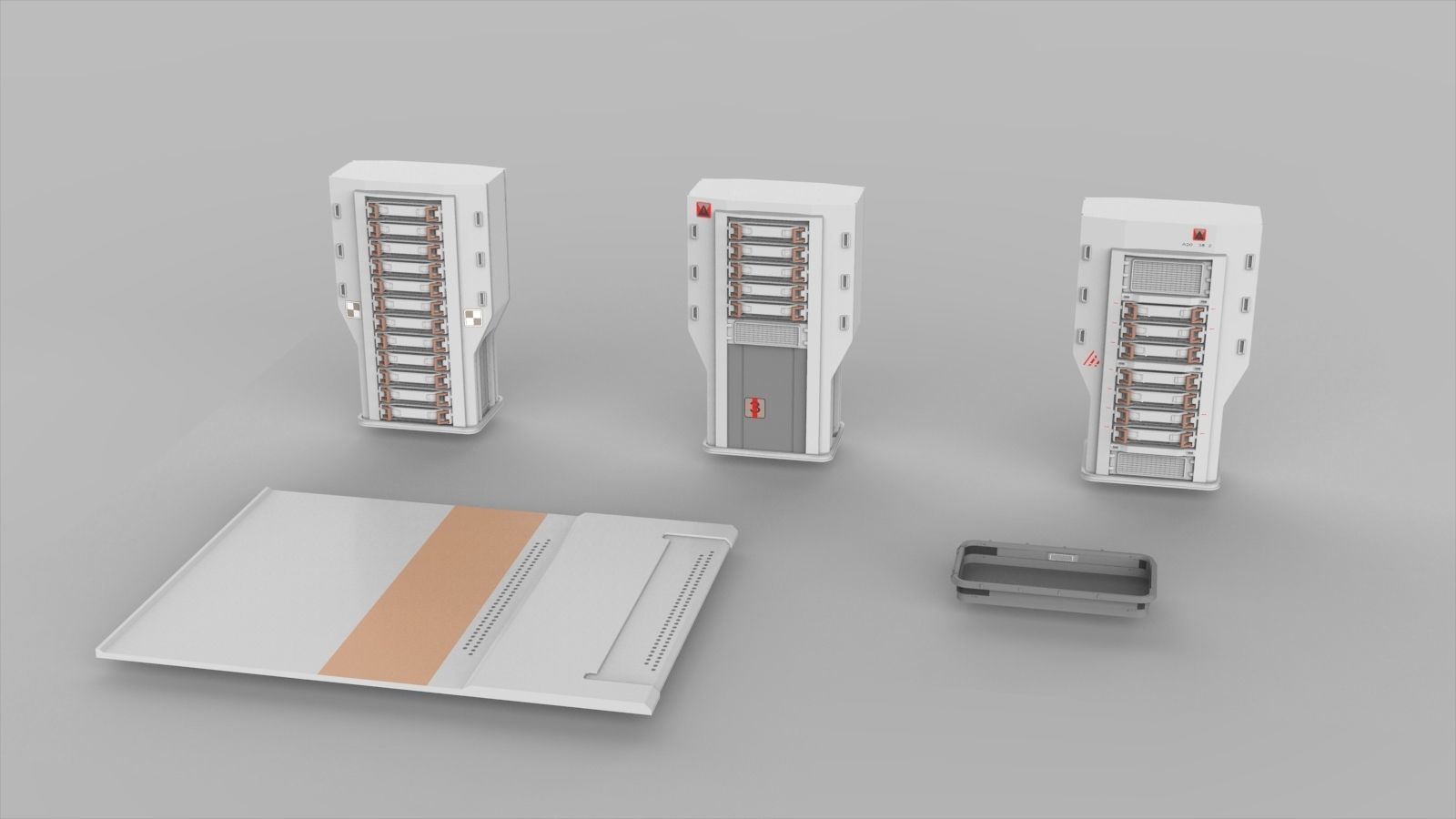 Sci-Fi architecture Elements collection 7 3D model_42