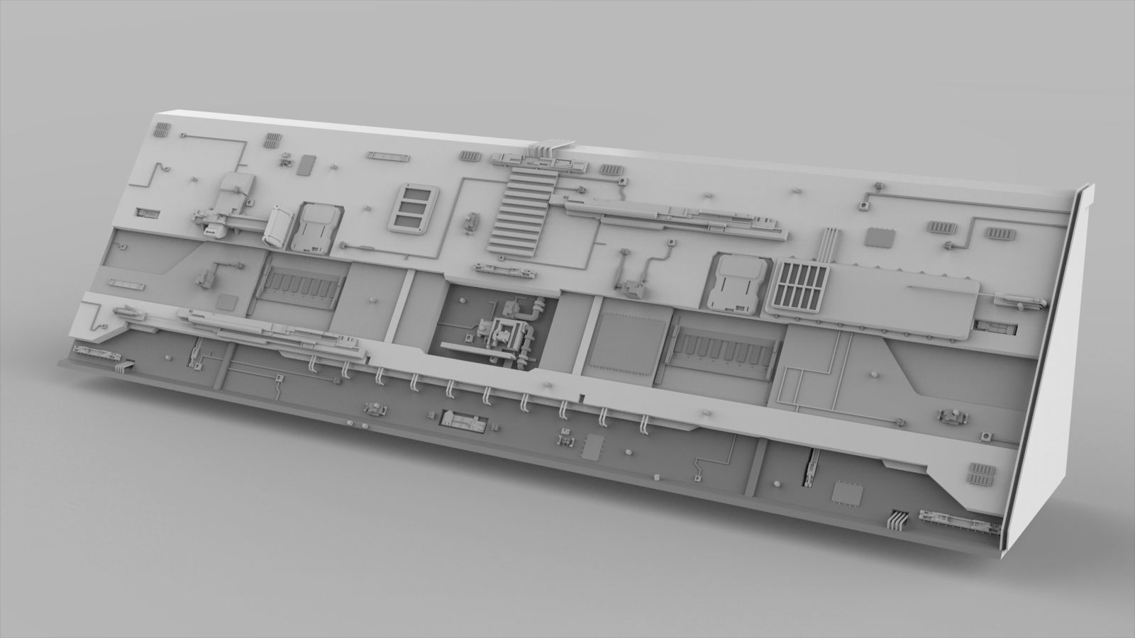 Sci-Fi architecture Elements collection 7 3D model_13