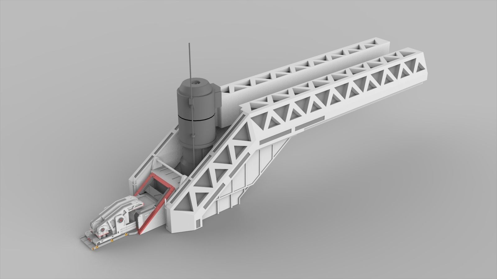 Sci-Fi architecture Elements collection 7 3D model_26