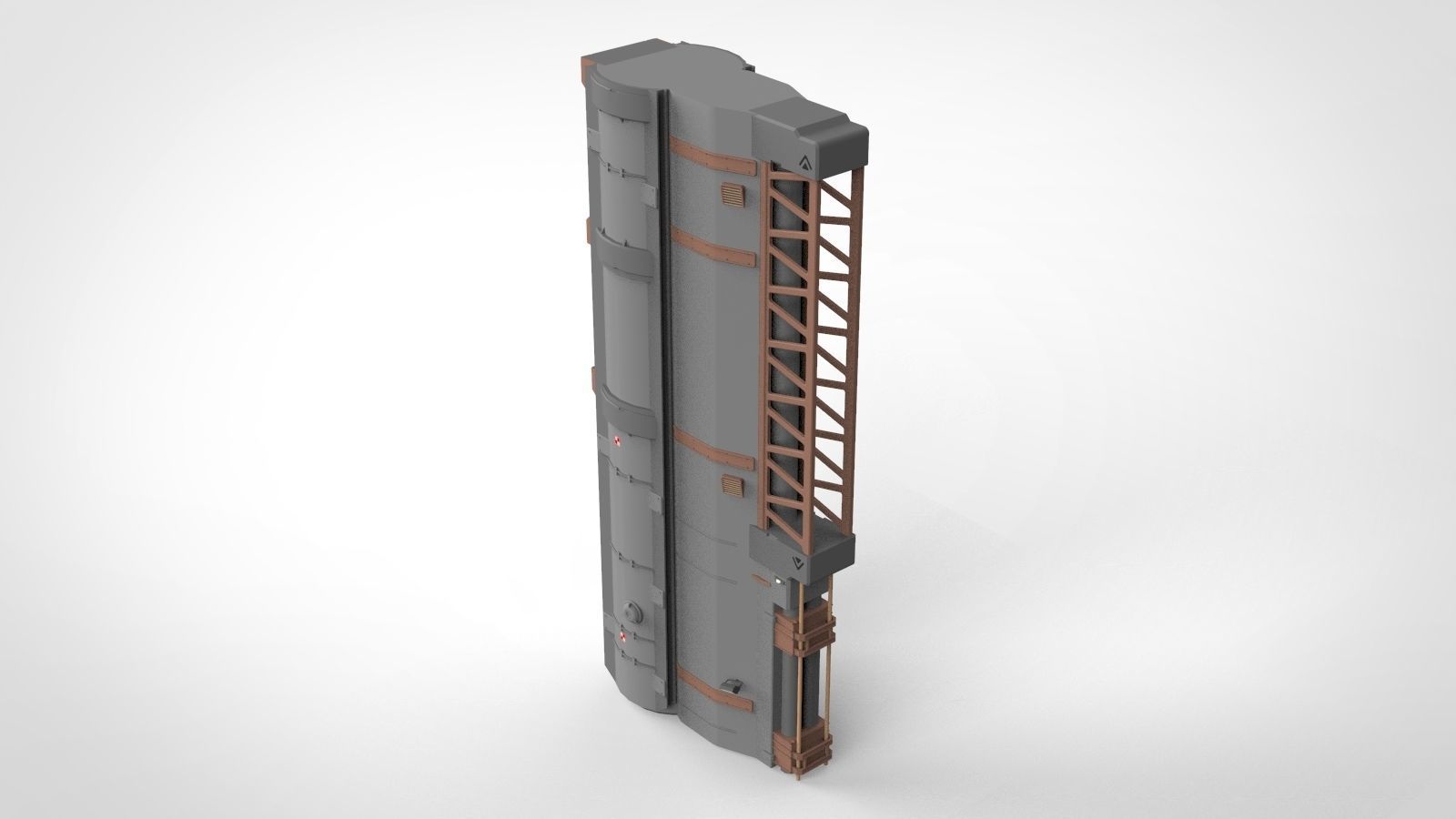 Sci-Fi architecture Elements collection 7 3D model_69