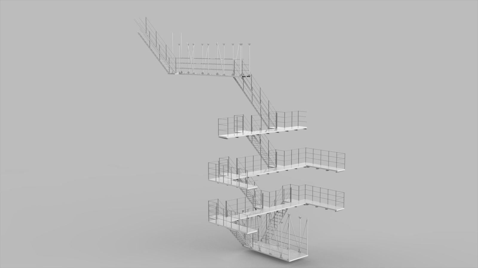 Sci-Fi architecture Elements collection 7 3D model_52