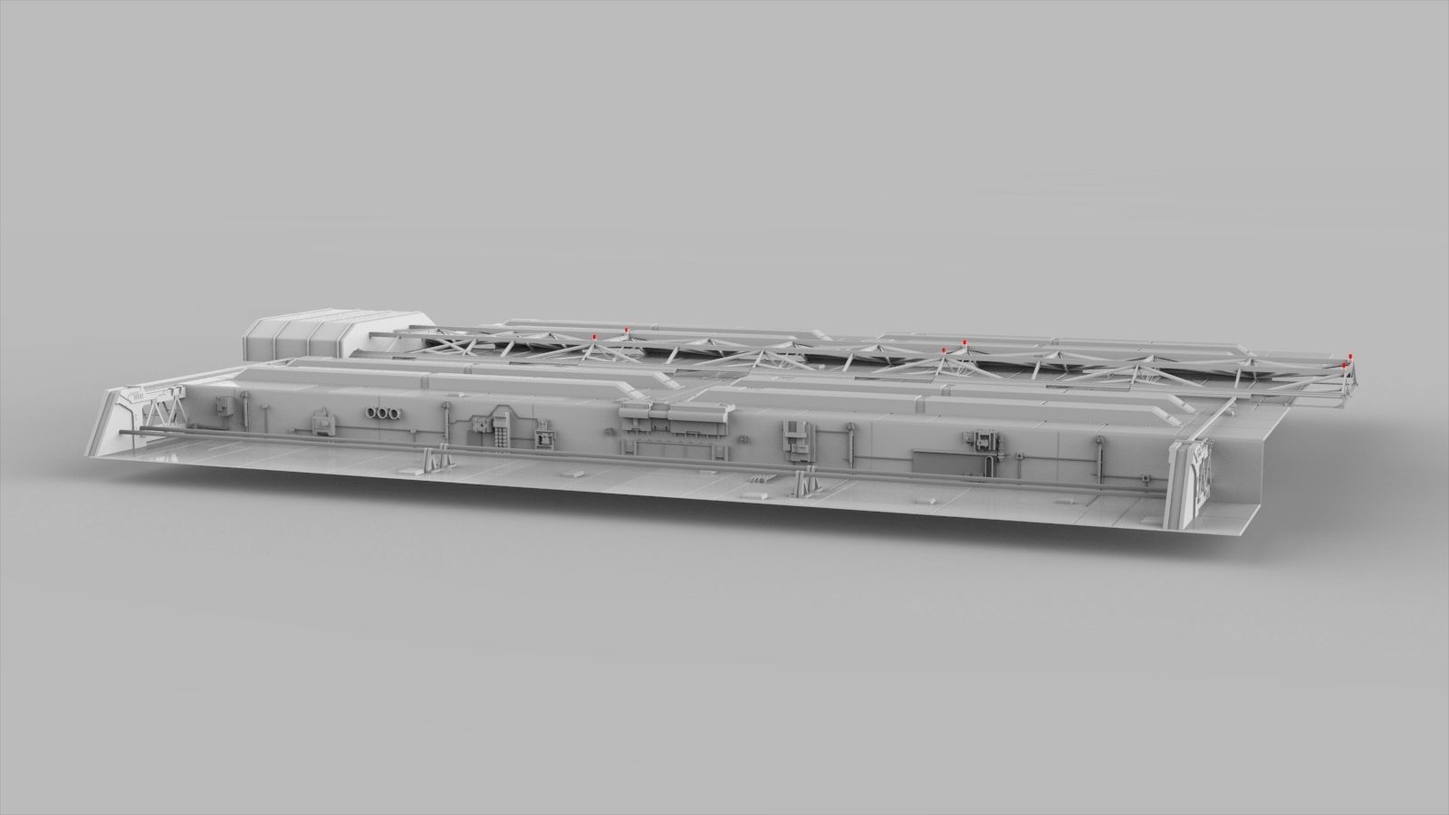 Sci-Fi architecture Elements collection 7 3D model_47