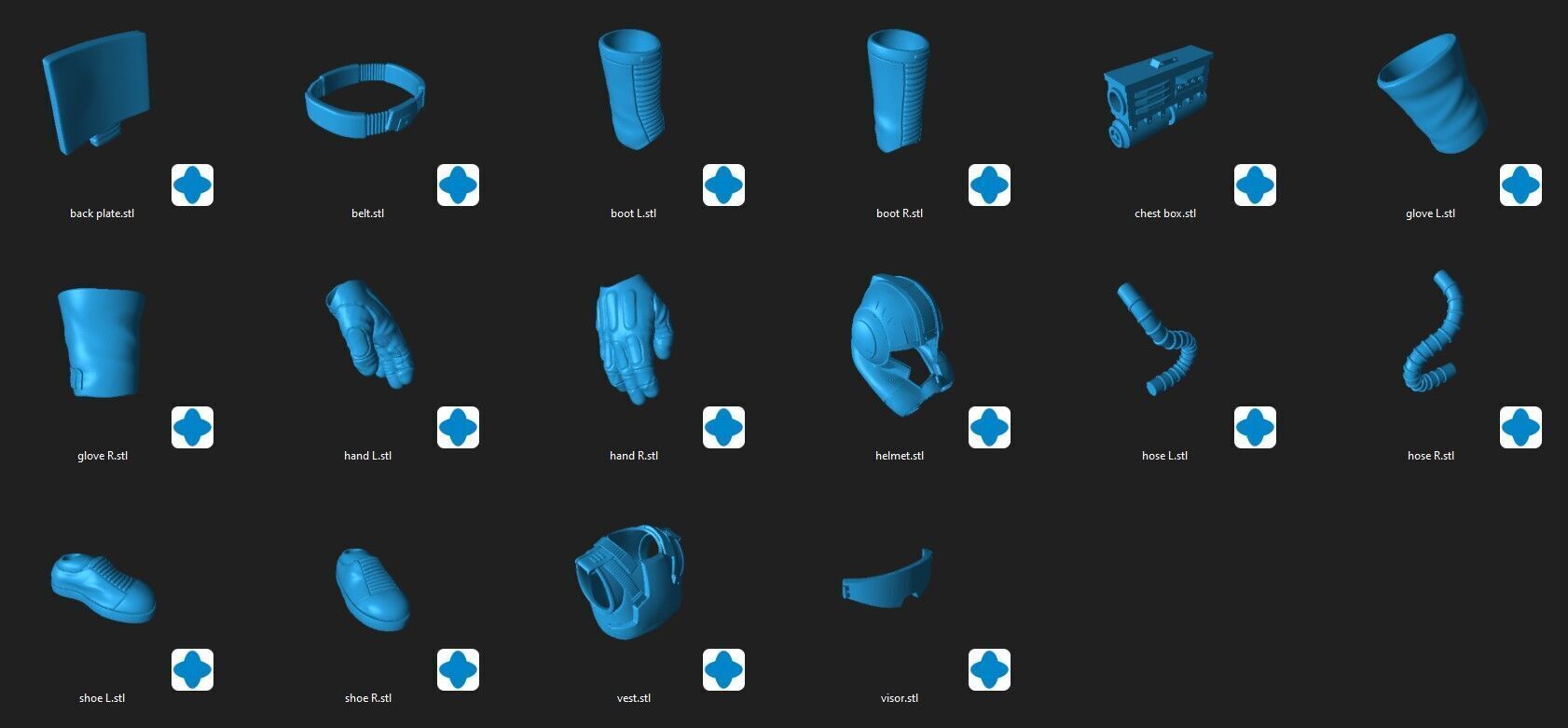 Clone Pilot Elite Squad Custom One6 Scale STL Files 3D print model_5