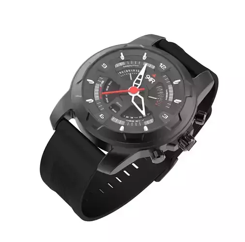 Men Watch Highly Detailed 3D Model