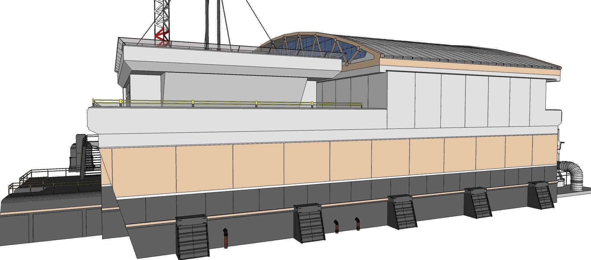 sci-fi architecture 2 3D model_33