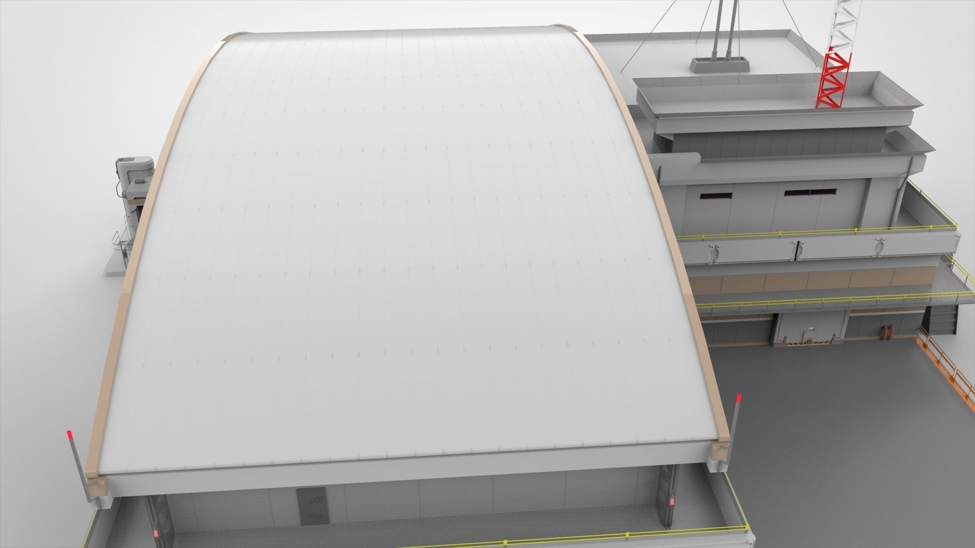 sci-fi architecture 2 3D model_24