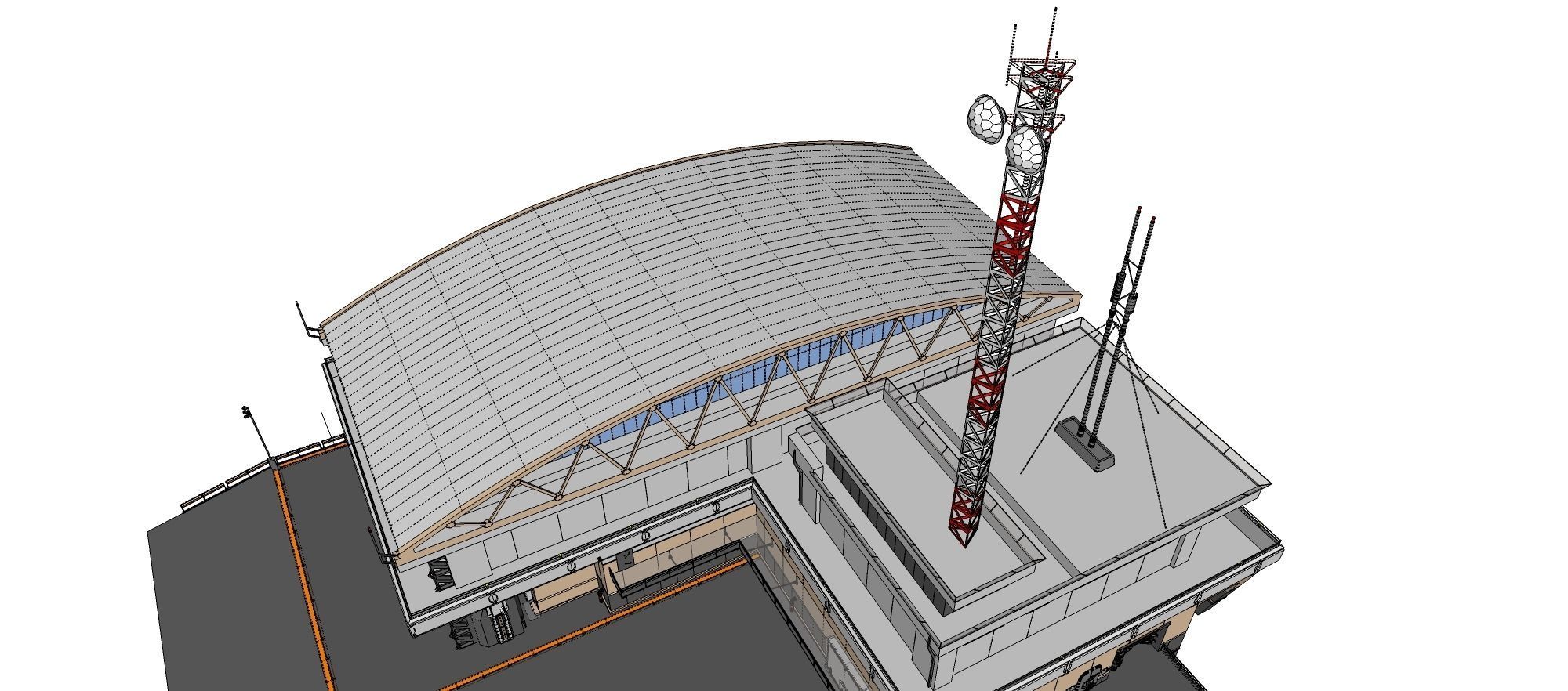 sci-fi architecture 2 3D model_34