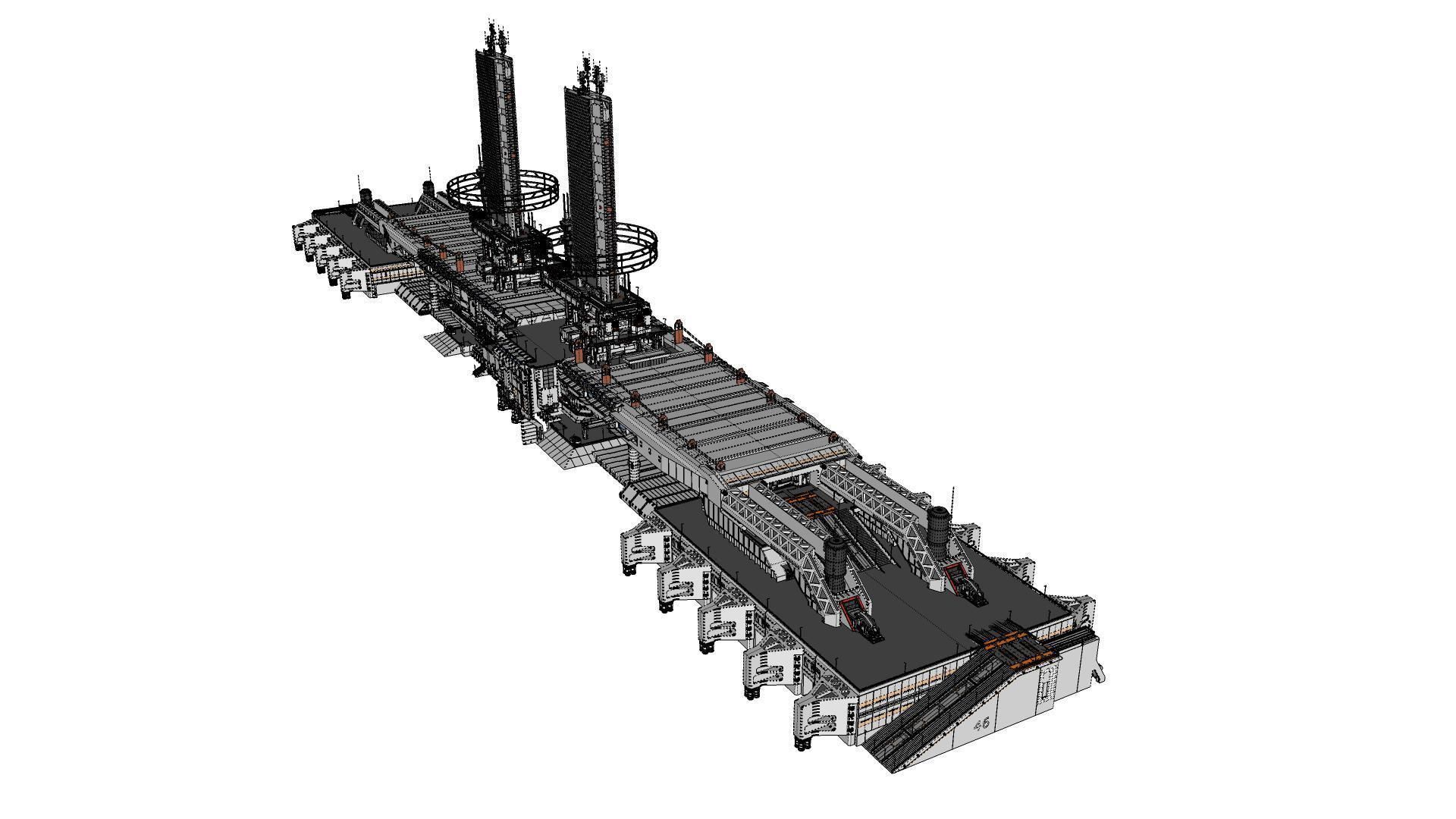 the missile attack warning system 3D model_64