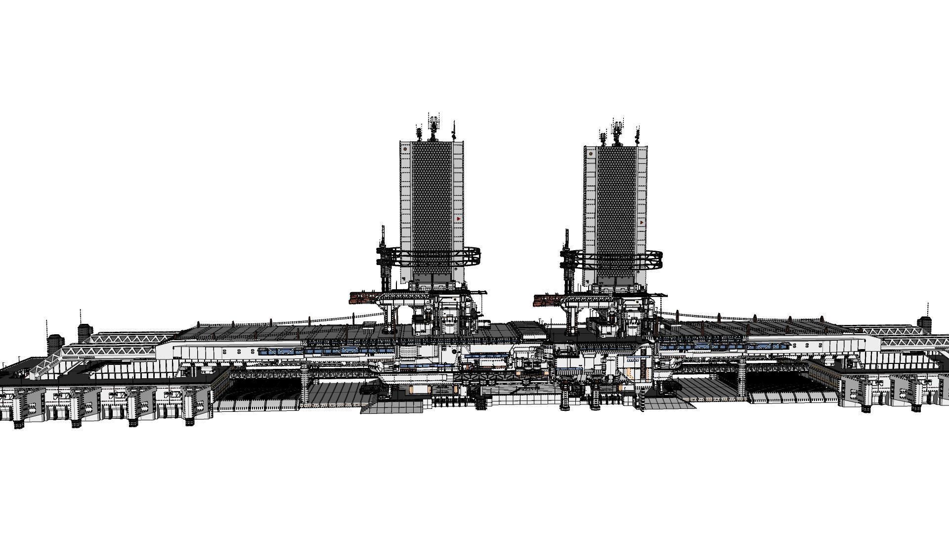 the missile attack warning system 3D model_62