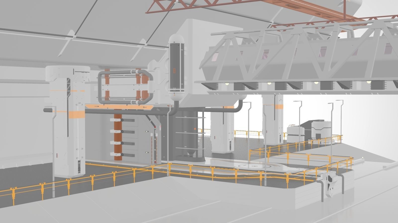 the missile attack warning system 3D model_36