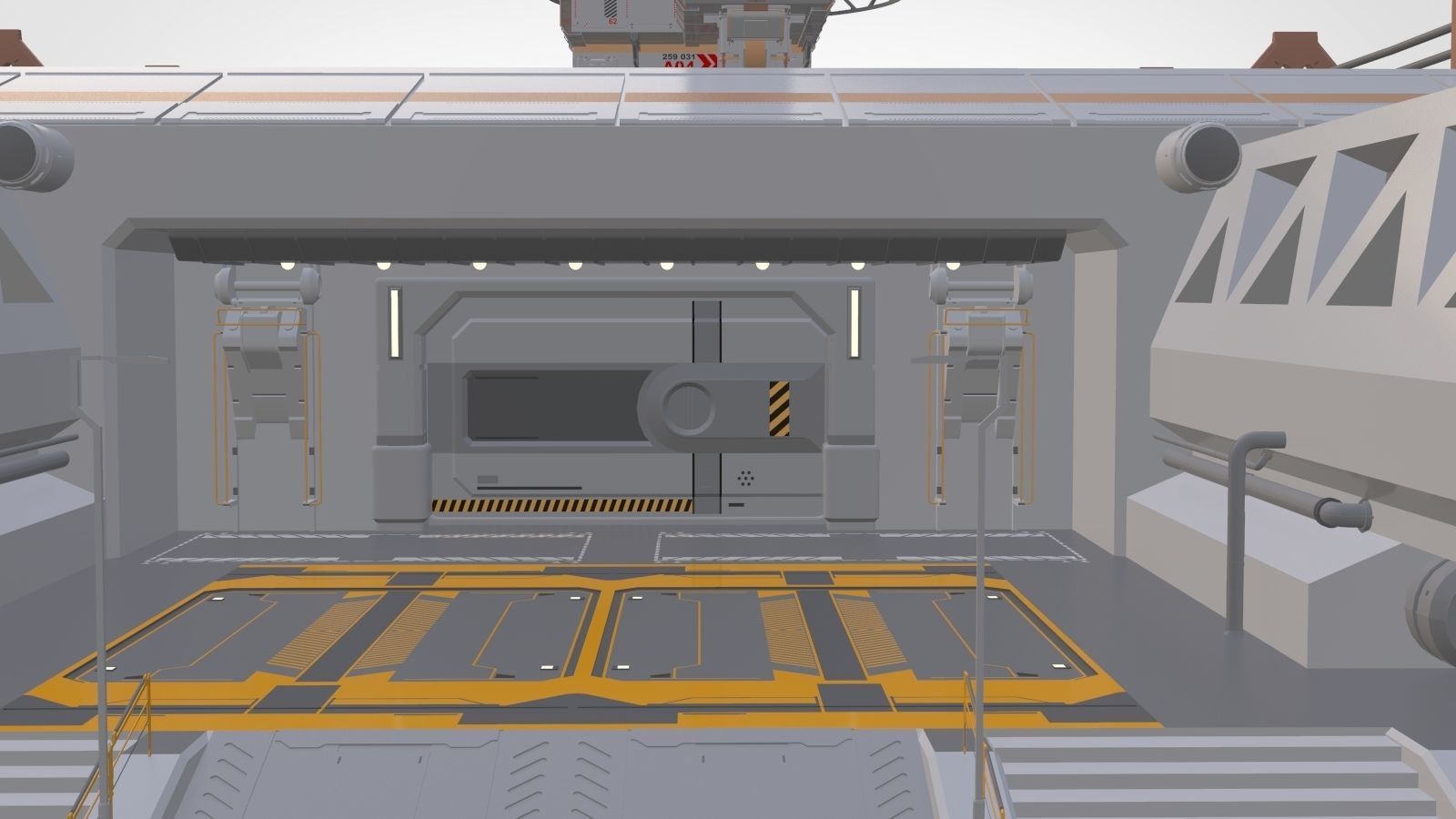 the missile attack warning system 3D model_32