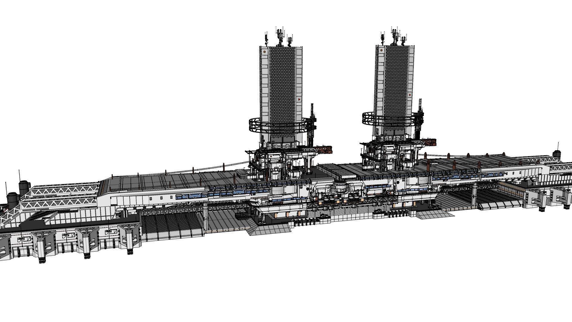 the missile attack warning system 3D model_66