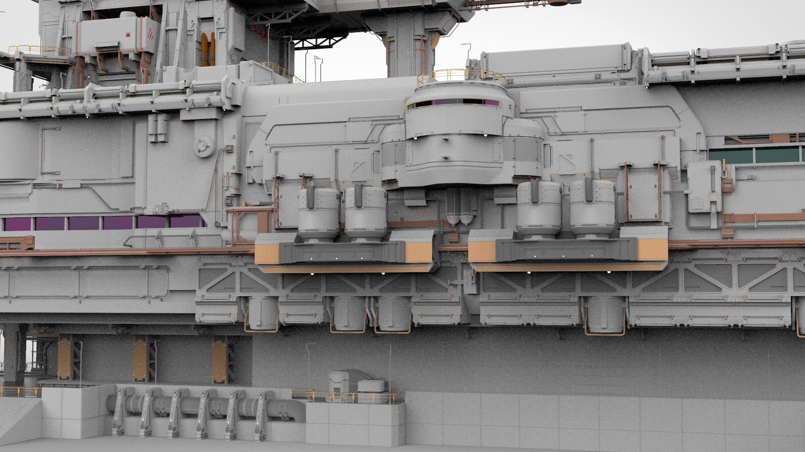 the missile attack warning system 3D model_39