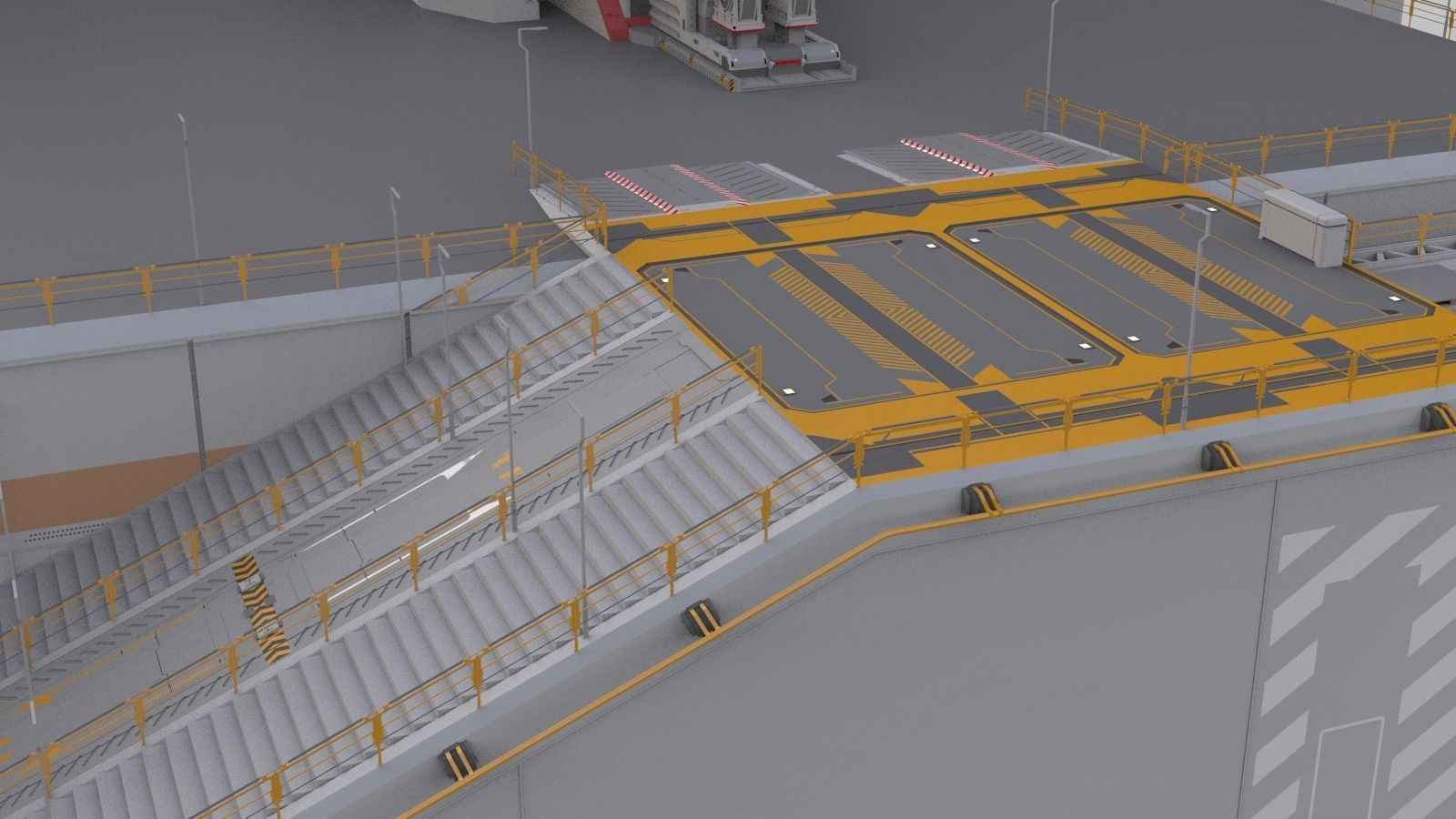 the missile attack warning system 3D model_29