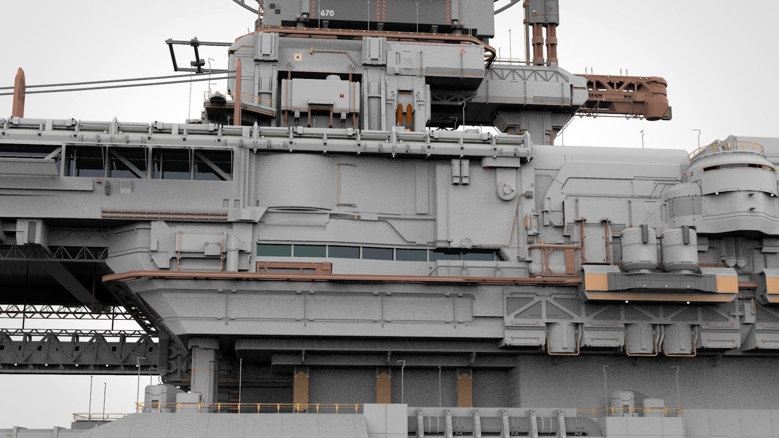 the missile attack warning system 3D model_40