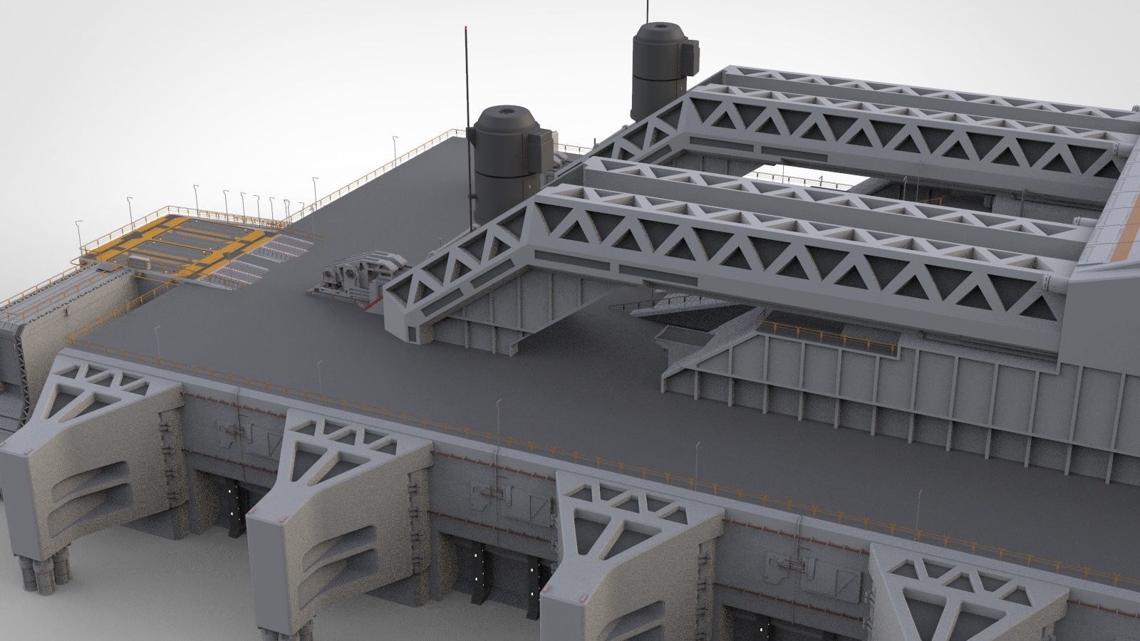 the missile attack warning system 3D model_27